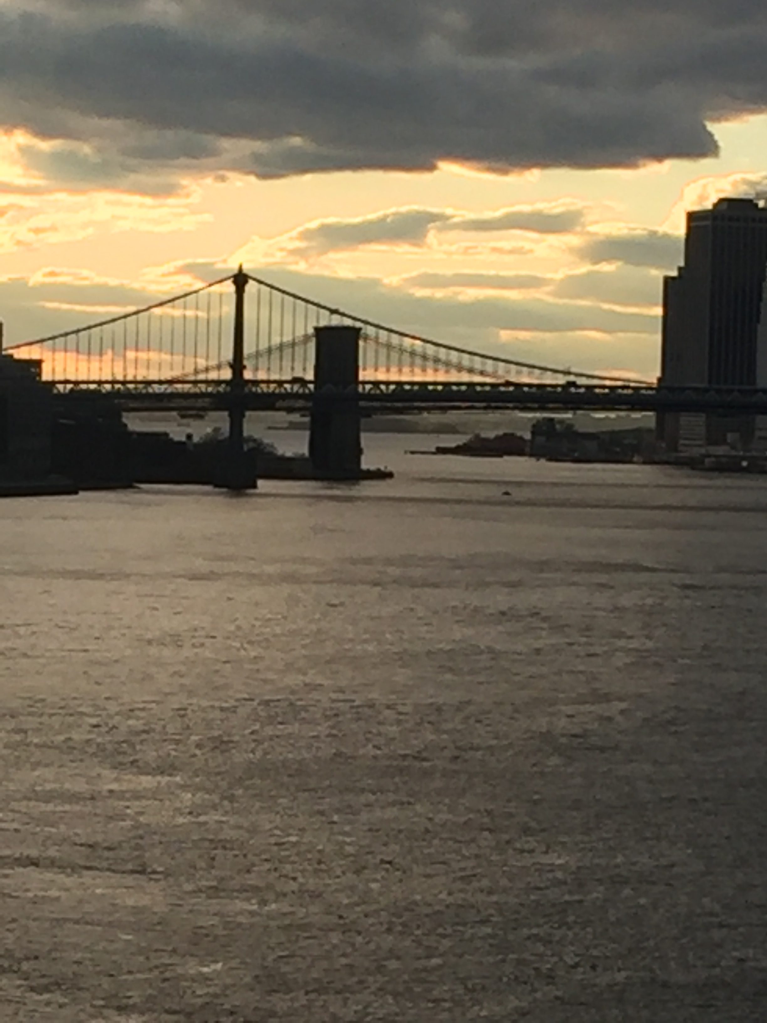 View toward Brooklyn Bridge from Williamsburg bridge