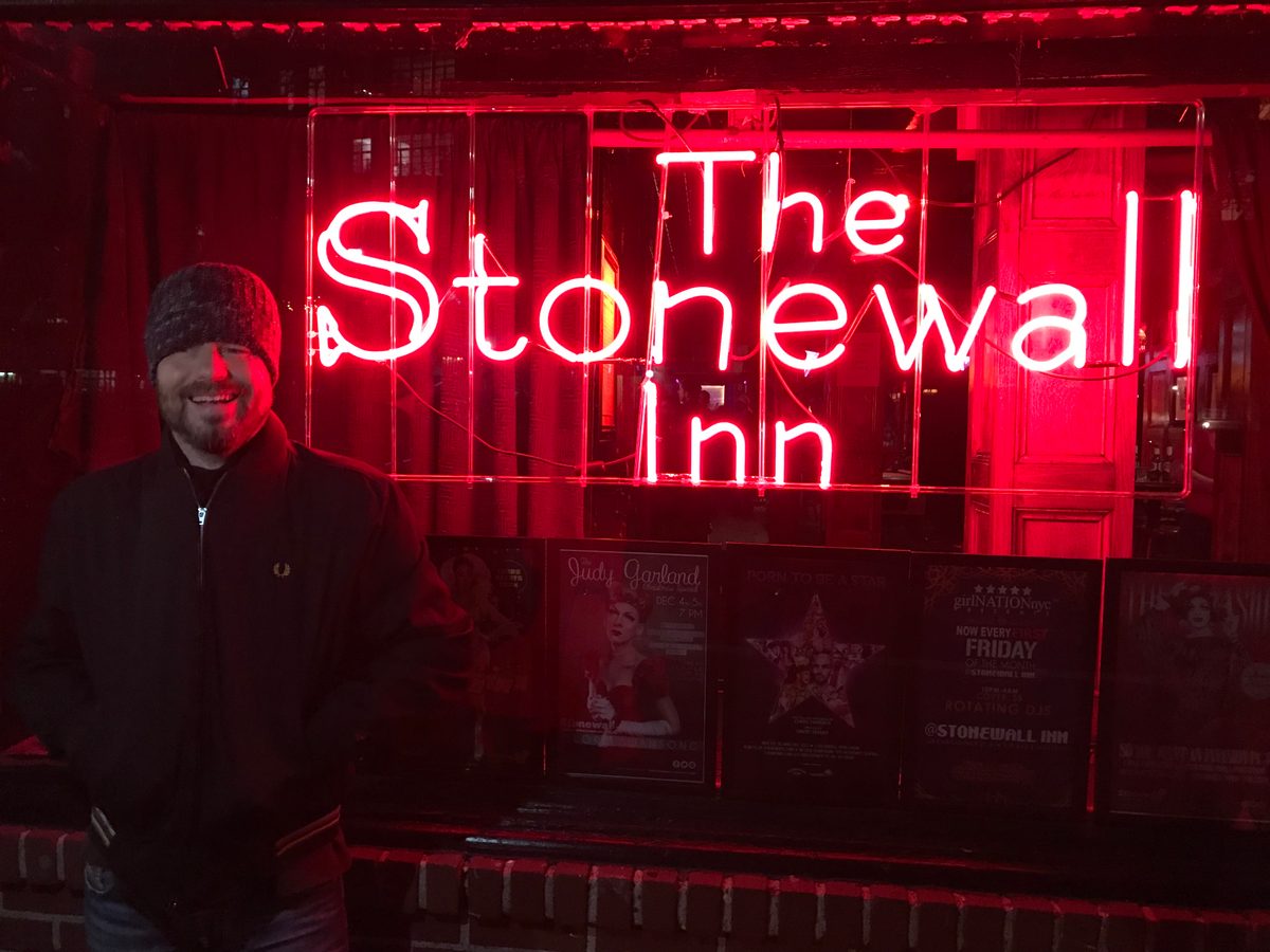 Me standing out the front of The Stonewall Inn