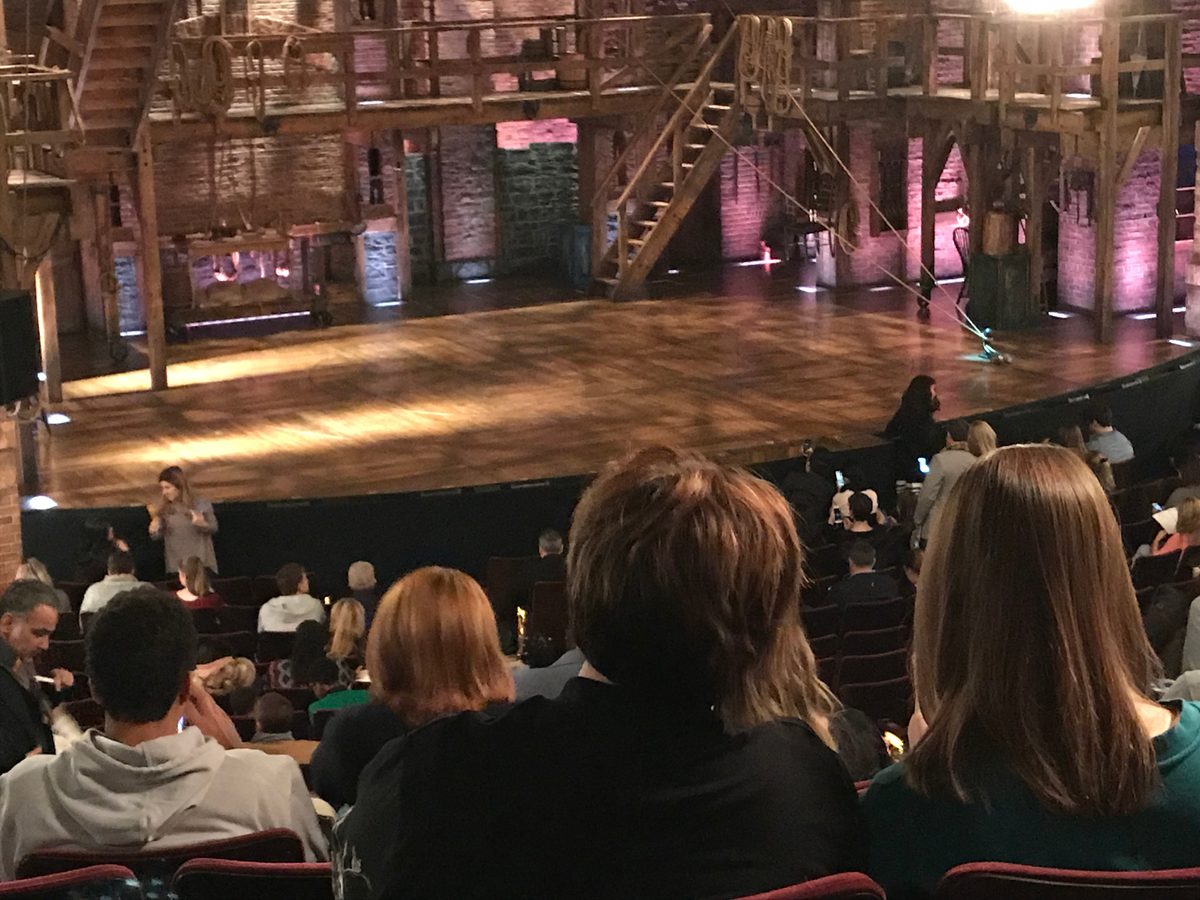 Hamilton the Musical stage