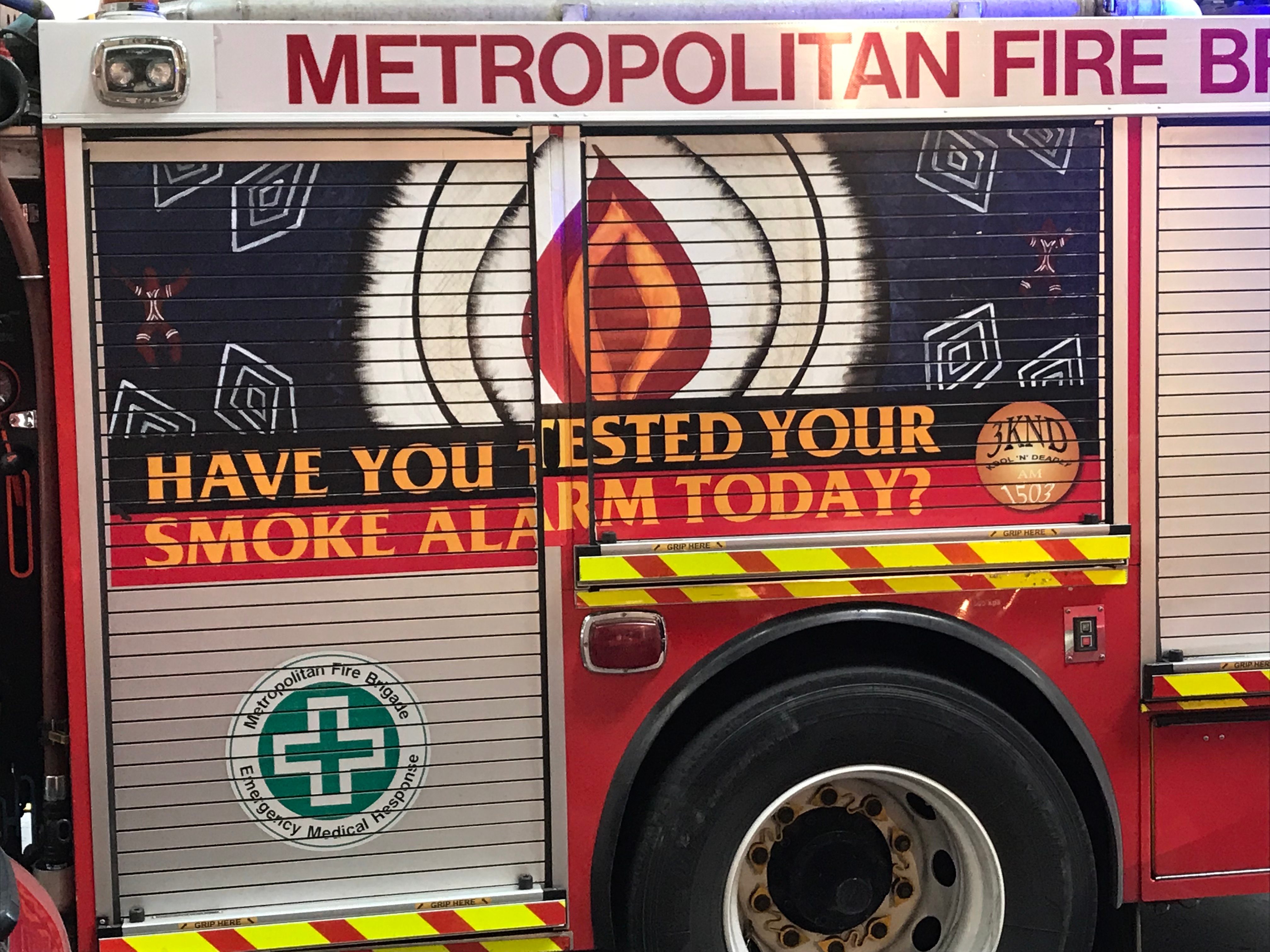 Photo of a fire truck